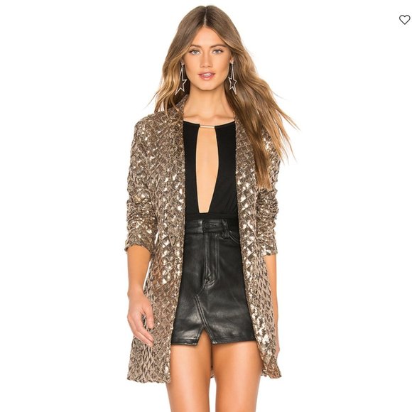 superdown Jackets & Blazers - NWT Revolve Brooke Sequin Jacket